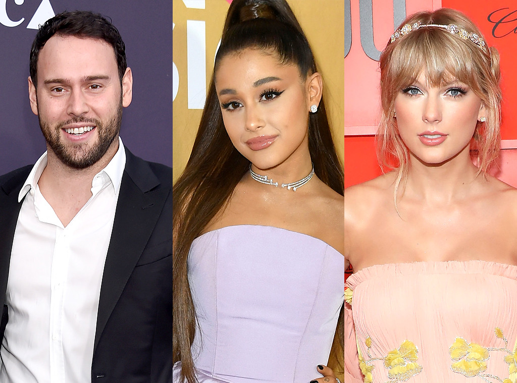 Ariana Grande Remains Quiet Amid Taylor Swift And Scooter